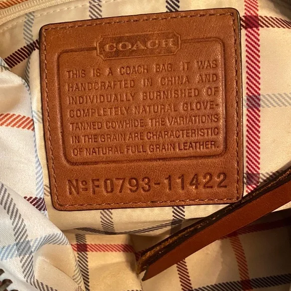 Coach Brown Leather Bucket Hobo Bag - Picture 12 of 16